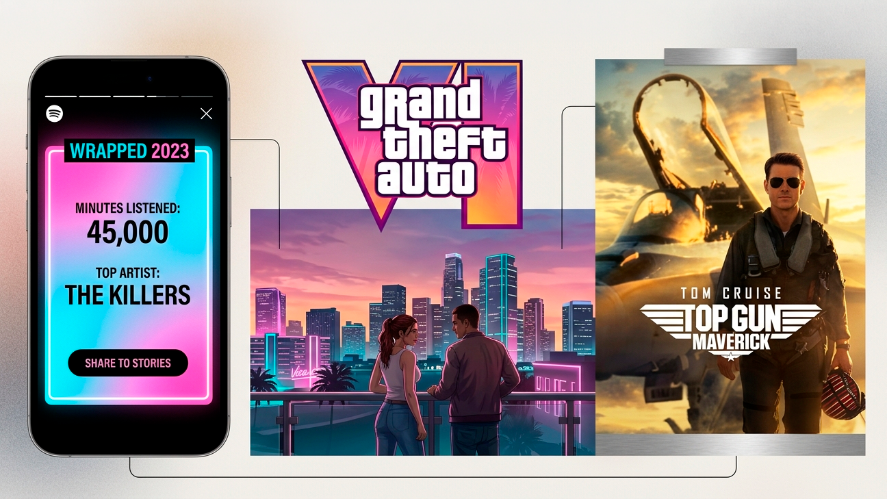 Nostalgia marketing campaign and retro poster design for emotional audience connection